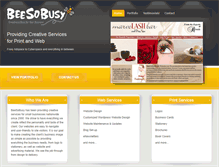 Tablet Screenshot of beesobusy.com